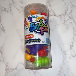 NWT 18pc Such Fun Suction Stackers